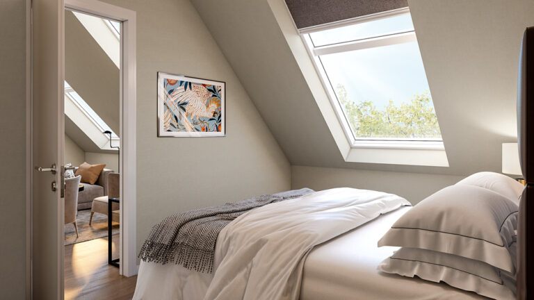 Schlafzimmer Möblierungsbeispiel