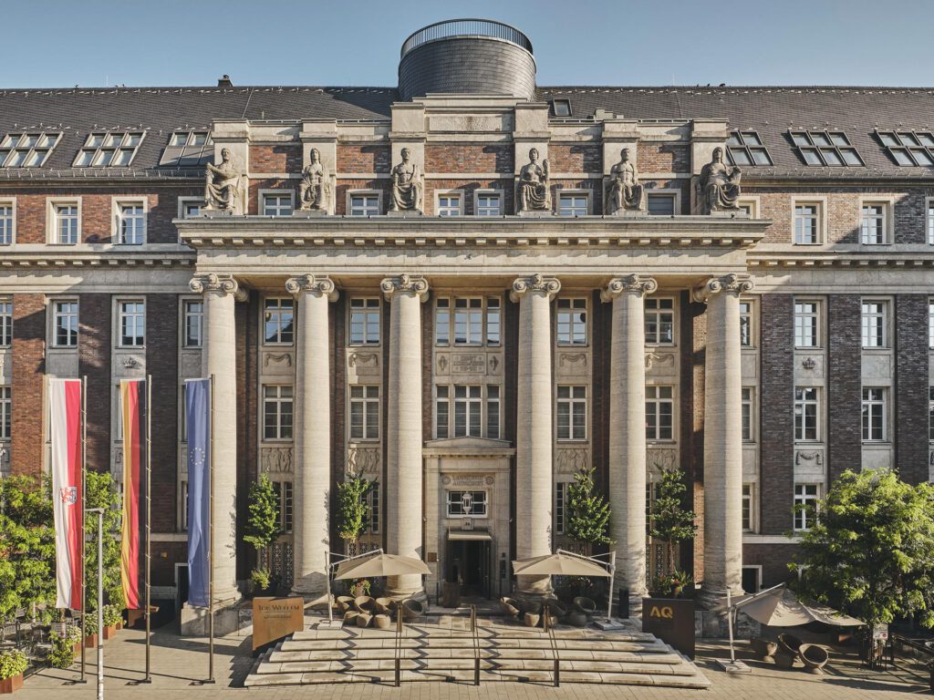 Eingangsbereich Hauptportal Andreasquartier in Düsseldorf