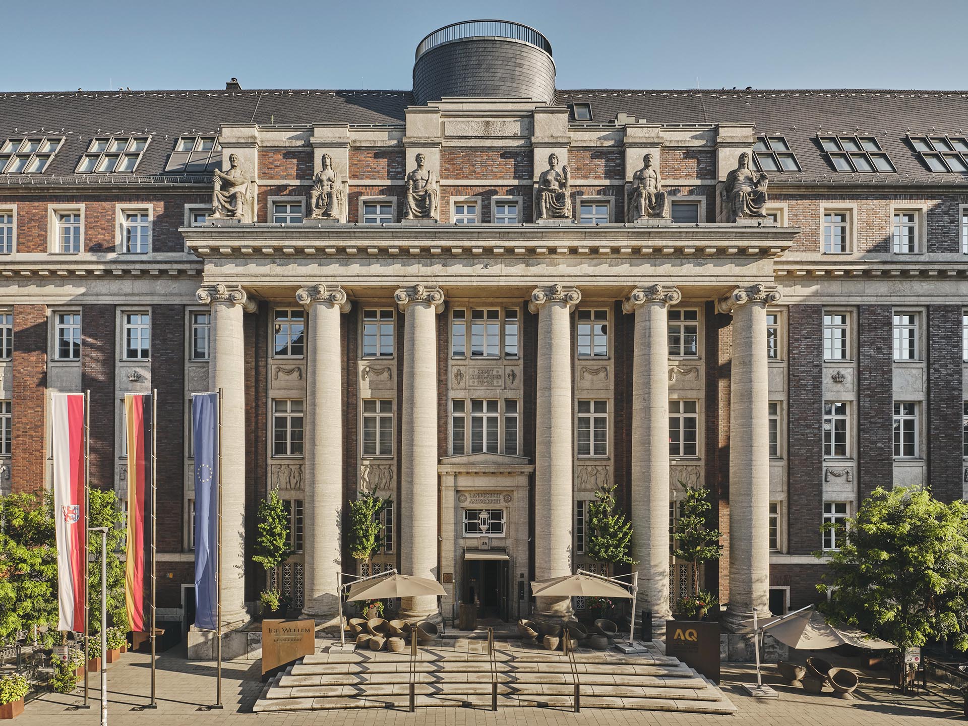 Eingangsbereich Hauptportal Andreasquartier in Düsseldorf