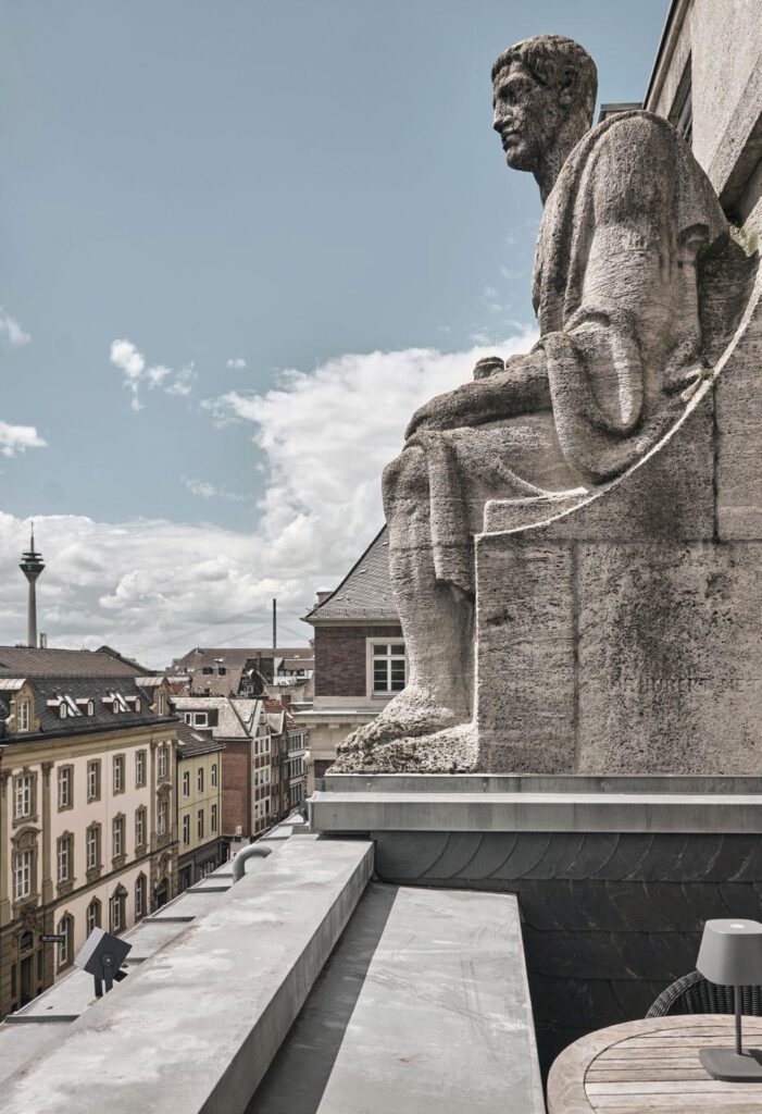 Sculpture at Andreasquartier The Wellem Hotel