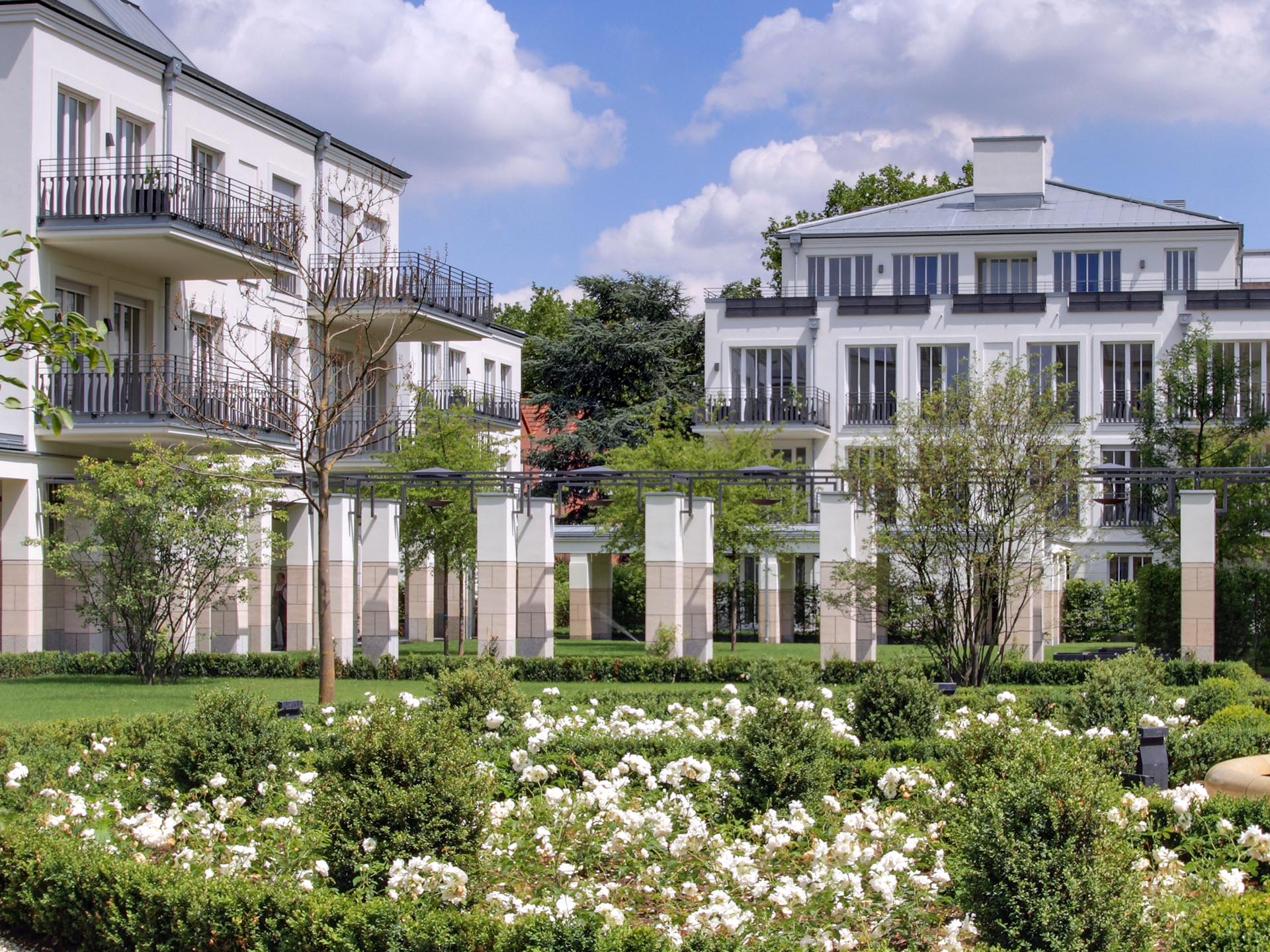 Kreuzgang in den Klostergärten in Münster