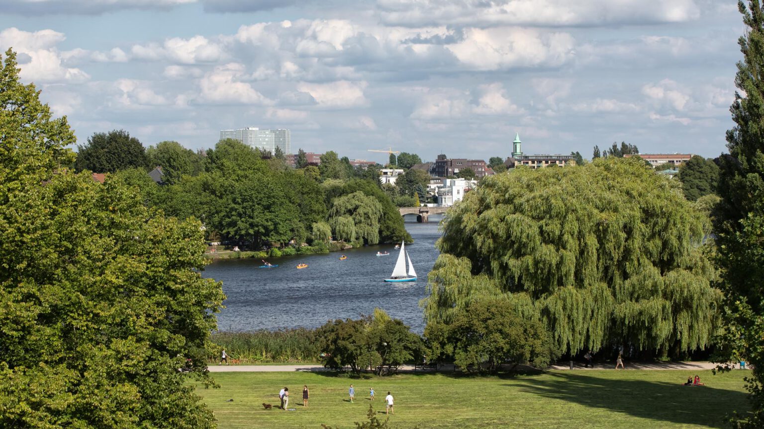 Alsterblick Sophienterrassen in Hamburg Harvestehude