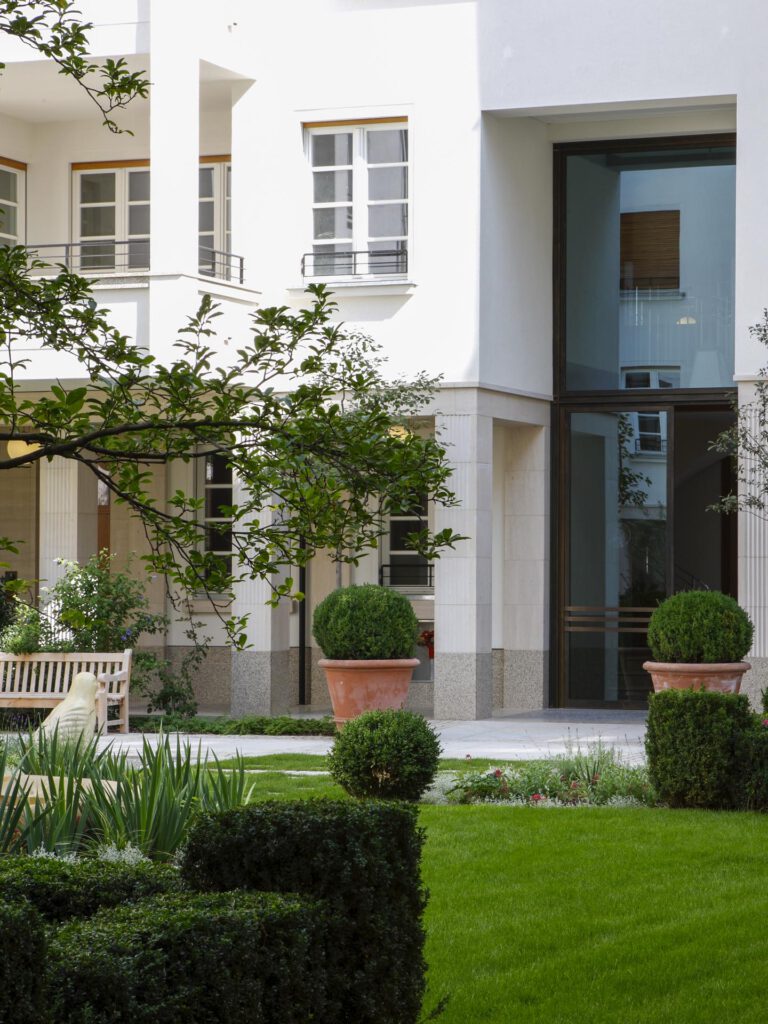 Luxusimmobilie München Lenbachgärten Eingangsbereich