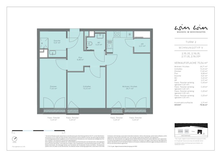 Grundriss winwin Typ V