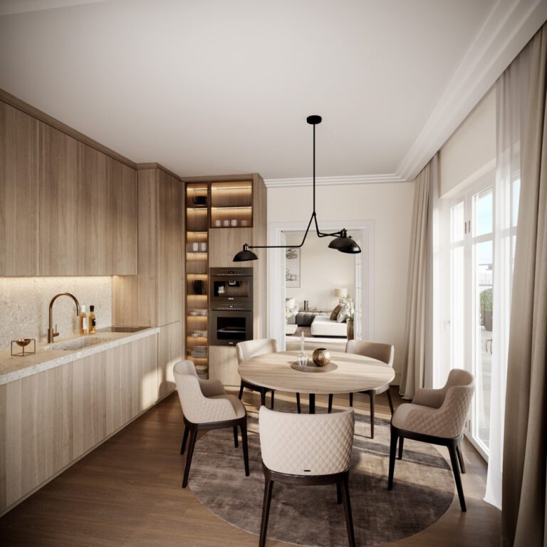 Küche  Möblierungsbeispiel