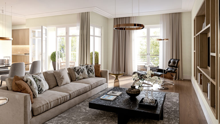 Wohnbereich Möblierungsbeispiel