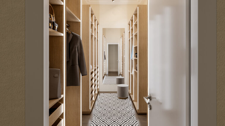 Kleiderschrank Möblierungsbeispiel