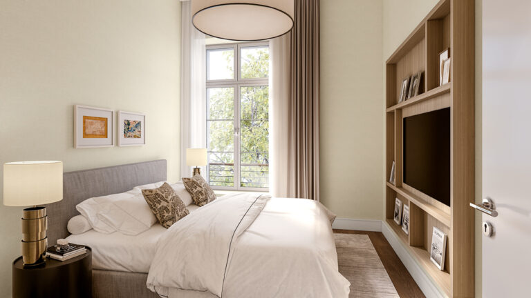 Schlafzimmer Möblierungsbeispiel