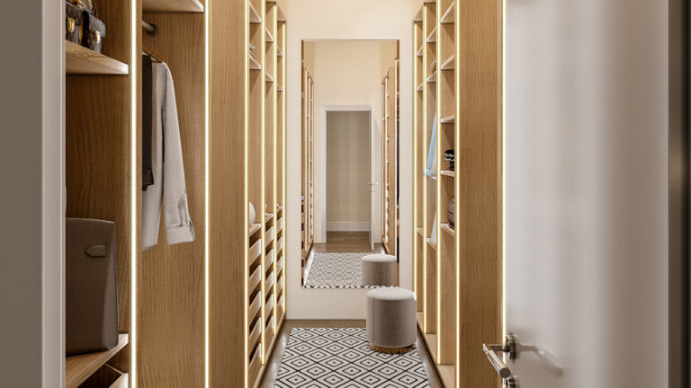 Kleiderschrank Möblierungsbeispiel