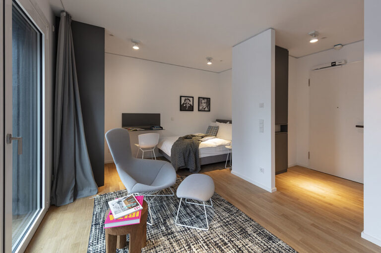 Möblierungsbeispiel Schlafbereich